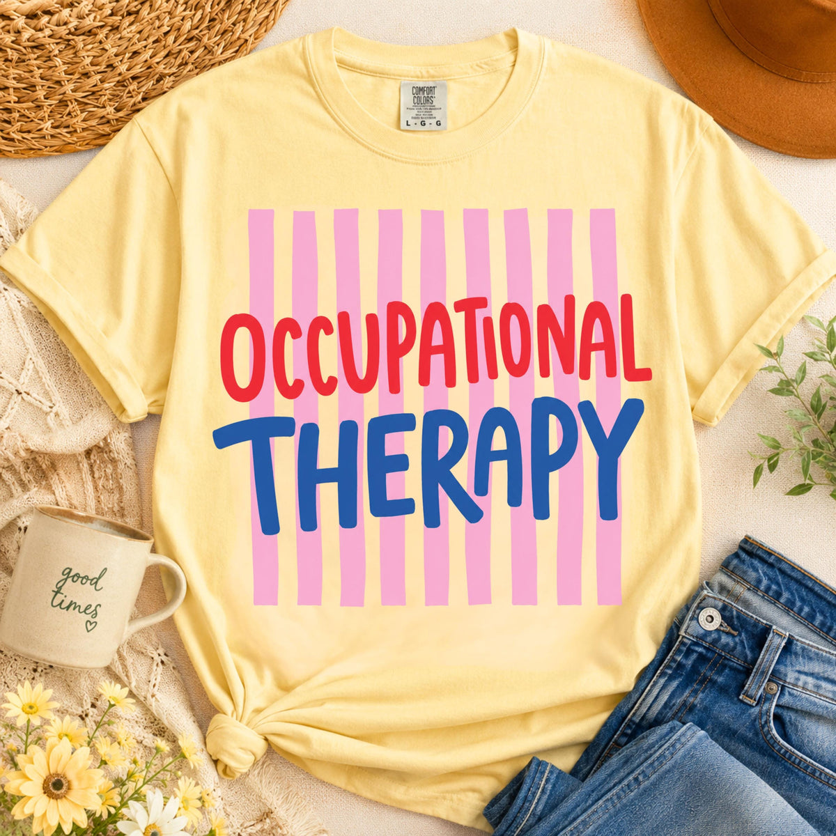 Striped Occupational Therapy Shirt Etsy photo 4