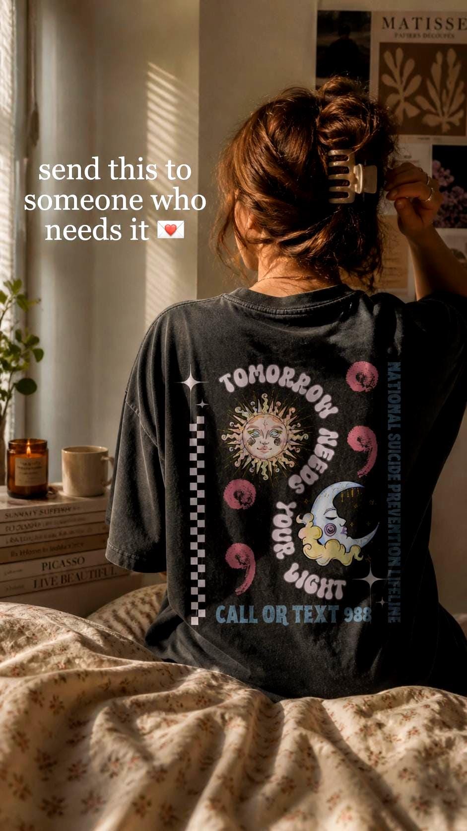 Tomorrow Needs Your Light Shirt Etsy photo 3