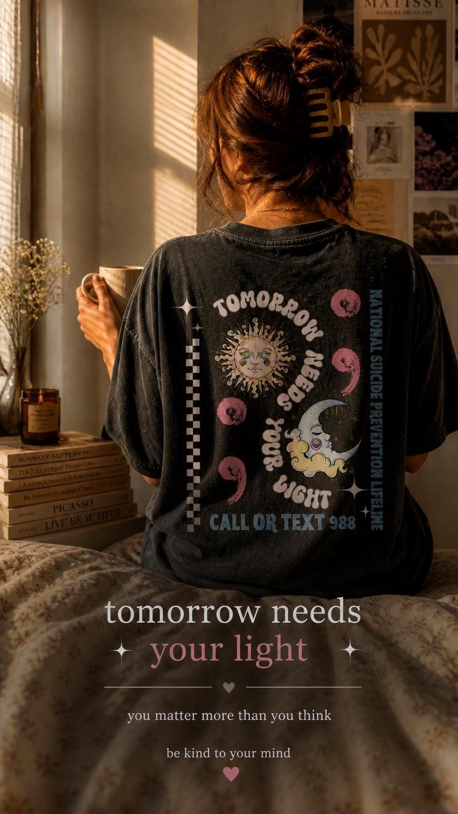 Tomorrow Needs Your Light Shirt Etsy photo 5