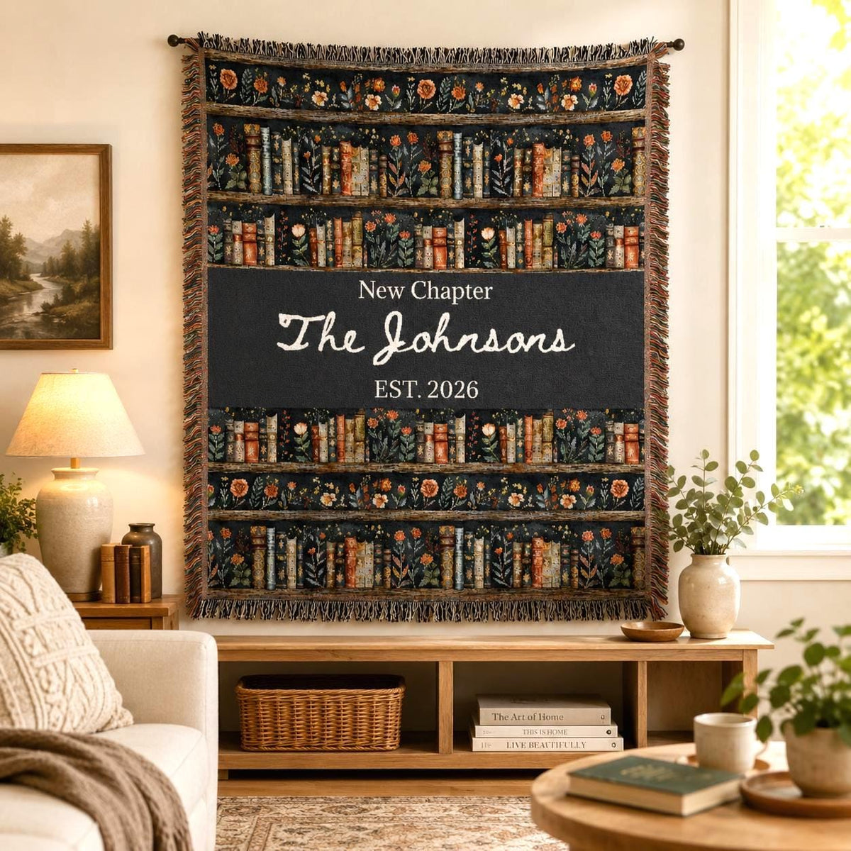 Personalized New Chapter Woven Blanket Etsy photo 3