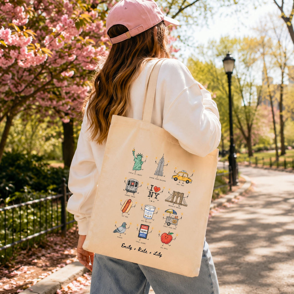 Personalized New York City Tote Bag Etsy photo 4