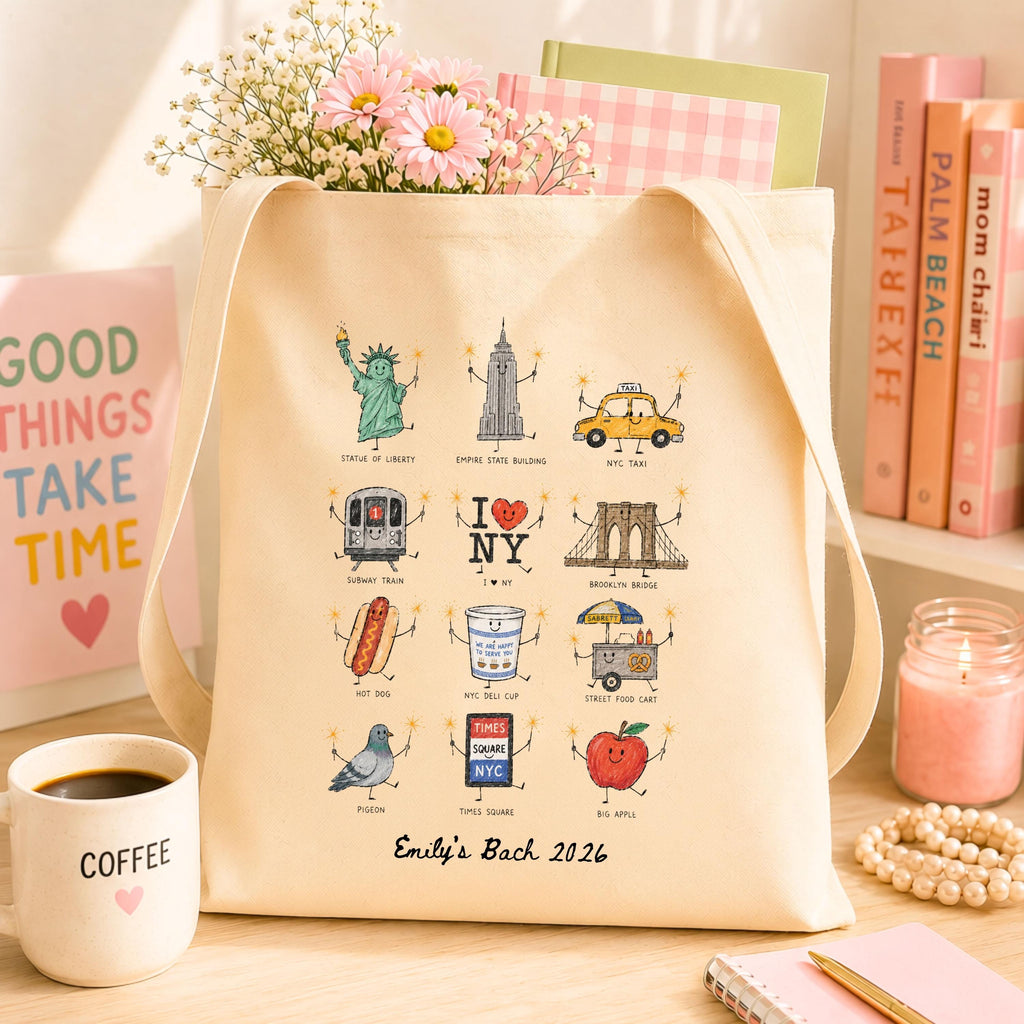 Personalized New York City Tote Bag Etsy photo 5