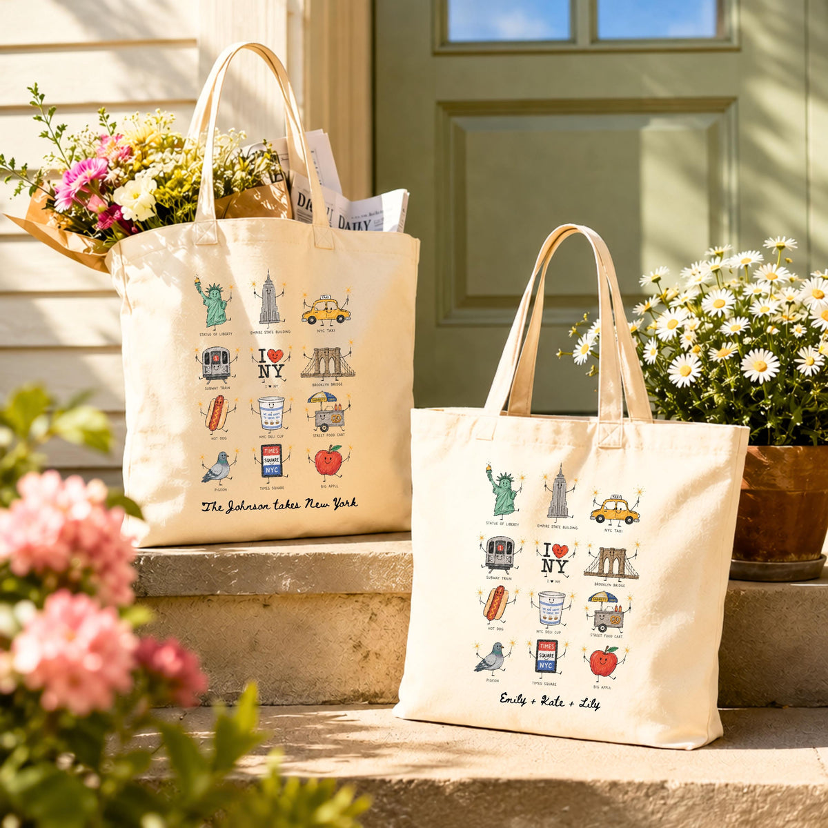 Personalized New York City Tote Bag Etsy photo 6