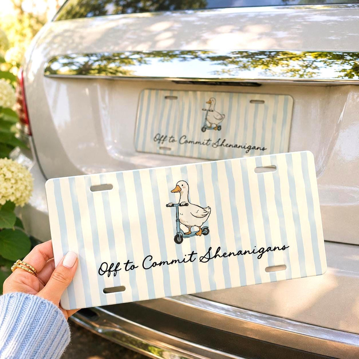 Personalized Shenanigans Goose Vanity Plate Etsy photo 1
