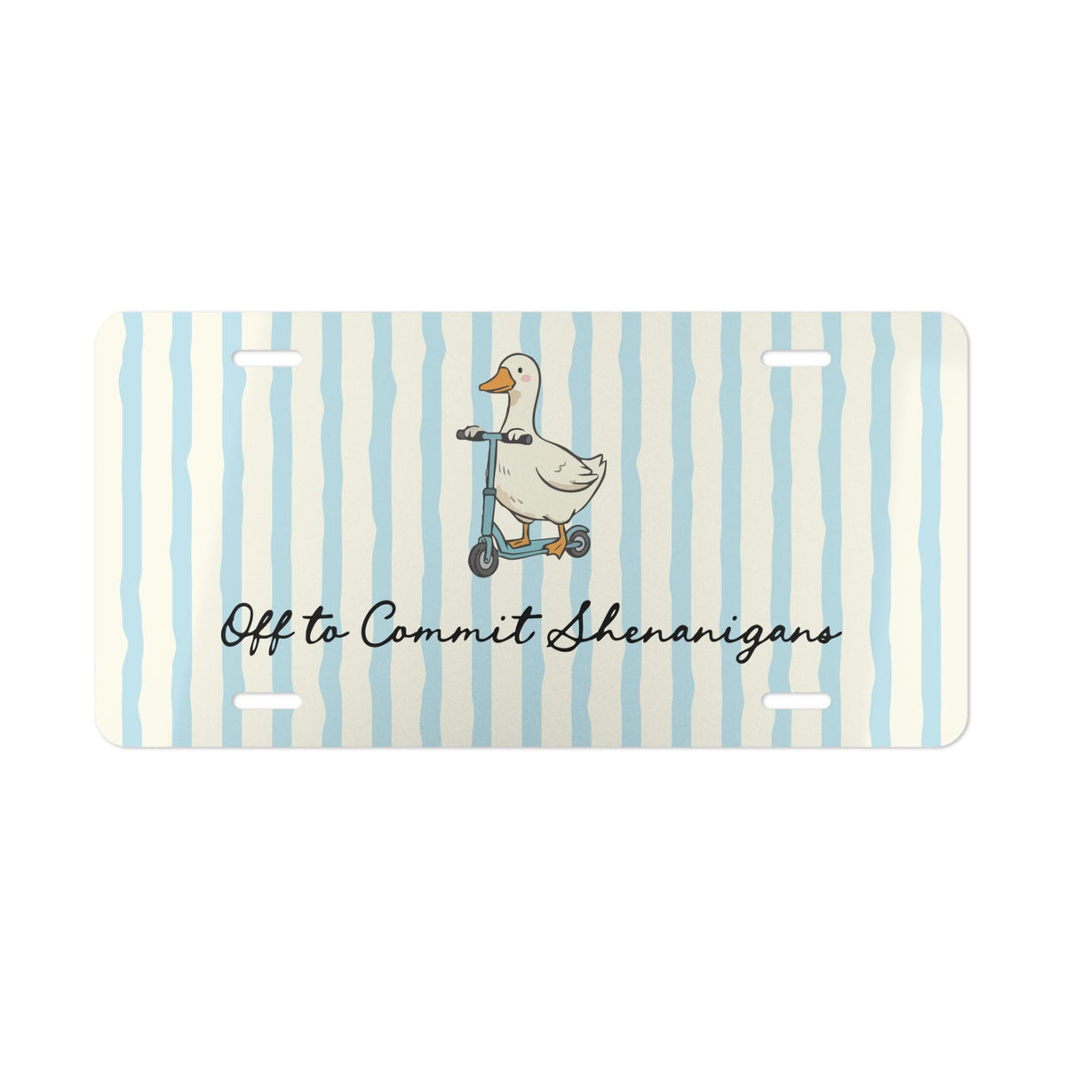 Personalized Shenanigans Goose Vanity Plate Etsy photo 3