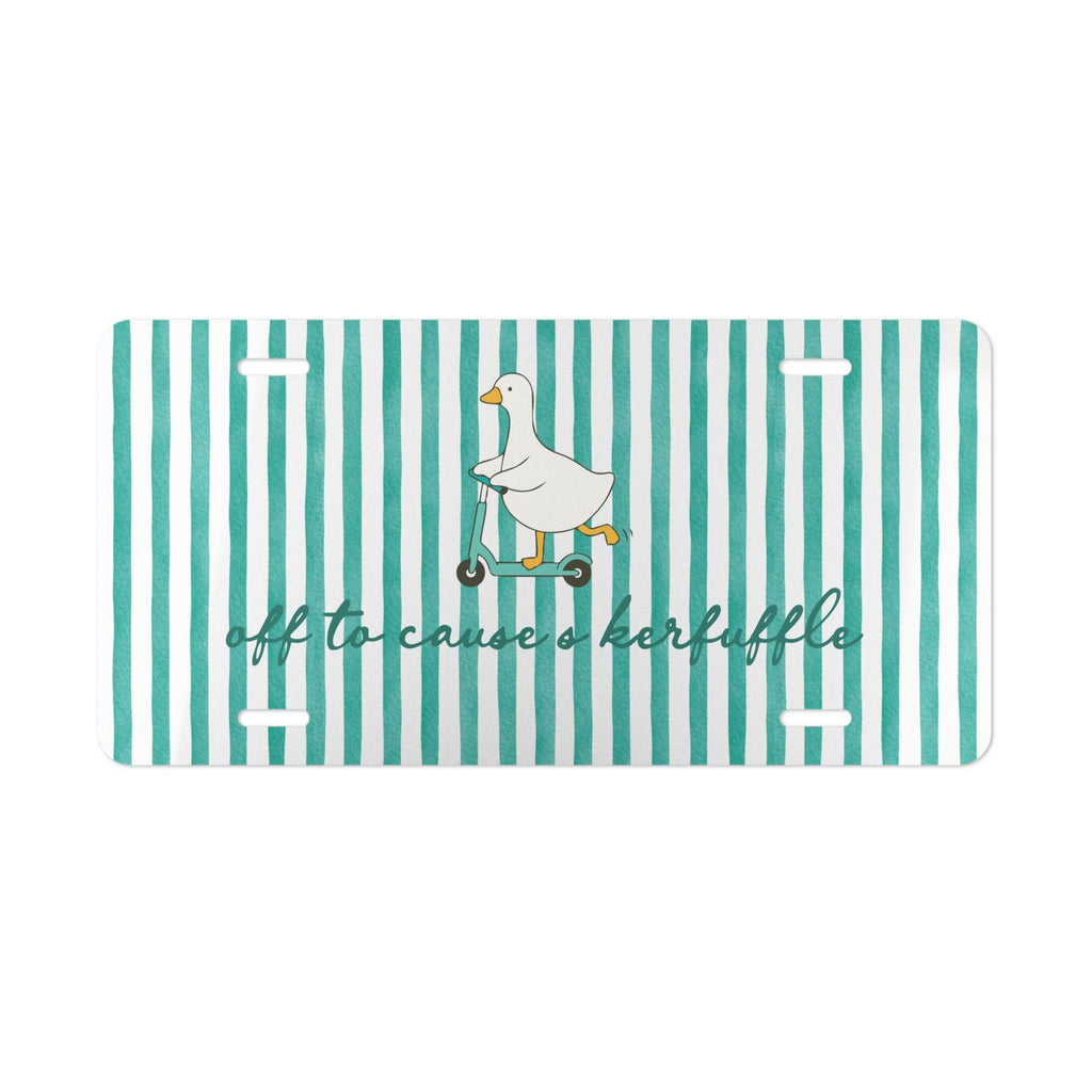 Personalized Kerfuffle Goose Vanity Plate Etsy image 3
