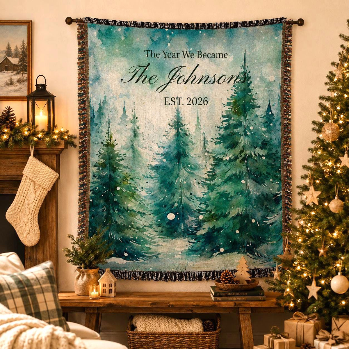 Personalized Wedding Woven Blanket Etsy photo 1