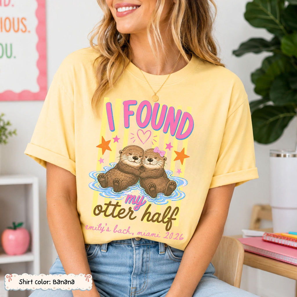 Otter bachelorette shirt Etsy image 4