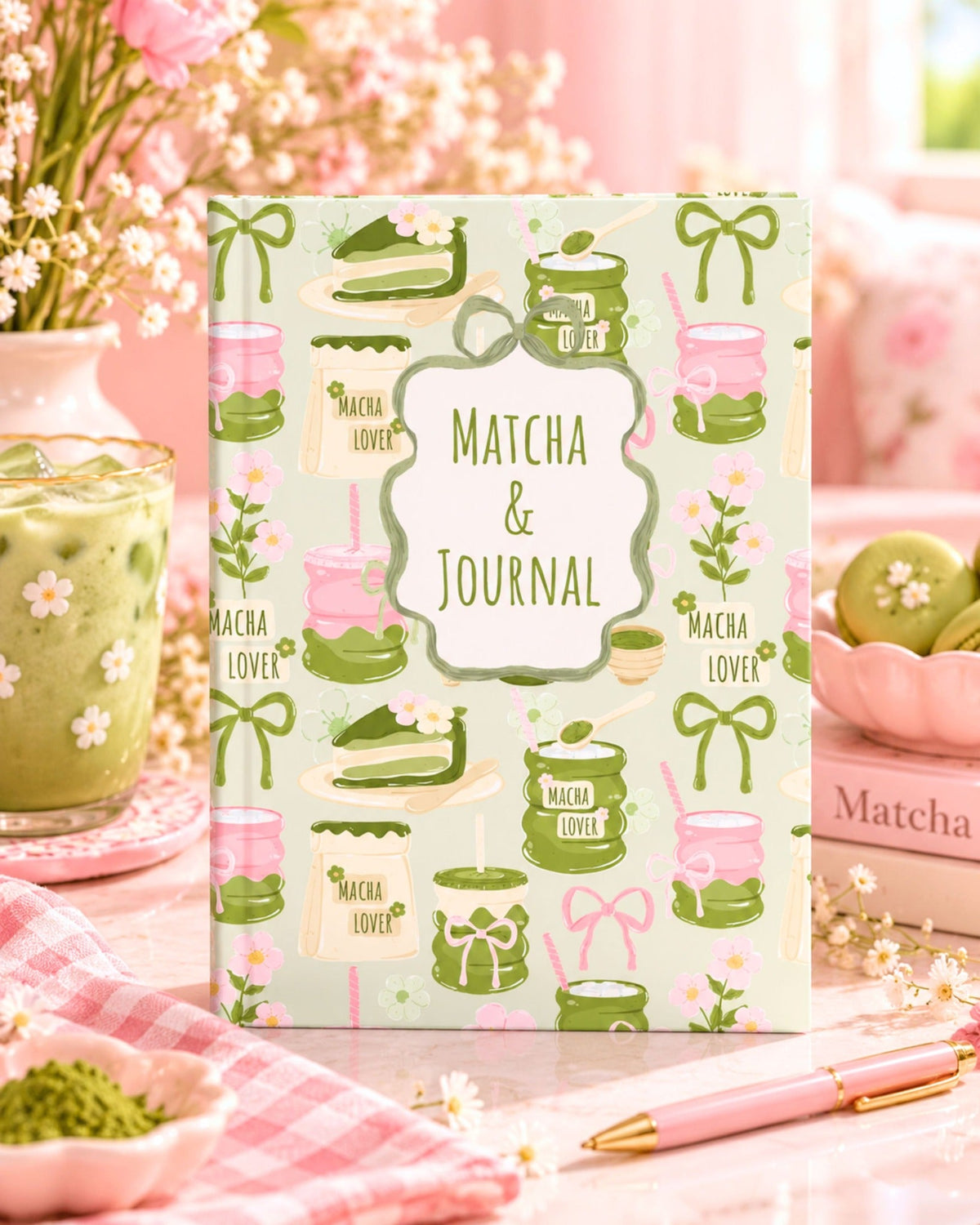 Personalized Matcha Journal